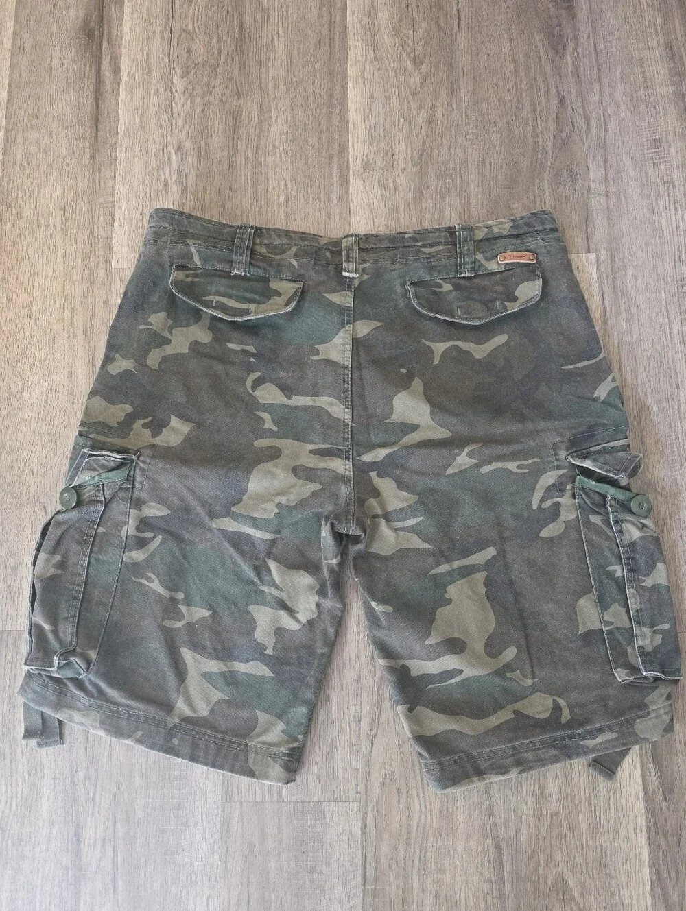 Mens Brandit Camo Cargo Shorts Size XXL